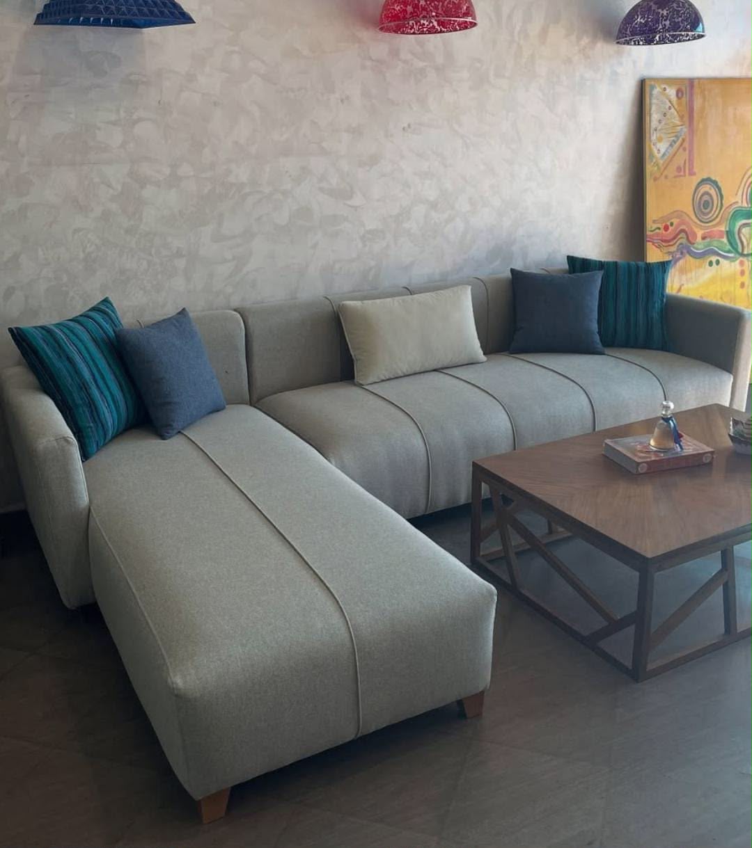 Mid-Century Modern Sofa #2 - HK Furniture Living Room Collection, Kampala Uganda